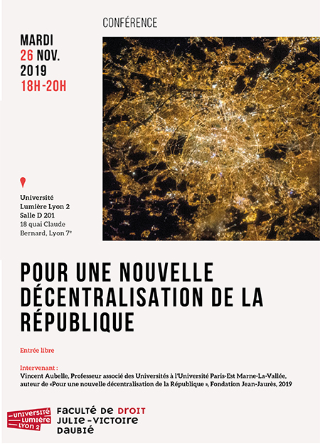 Pour une nouvelle décentralisation de la République