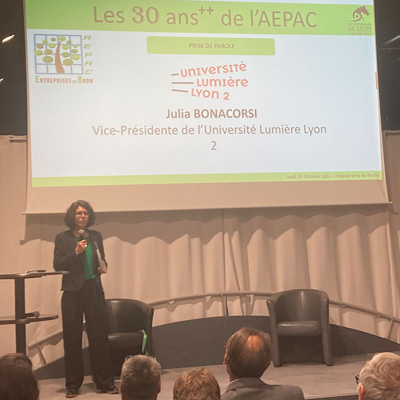 30 ans AEPAC - intervention Julia Bonacorsi