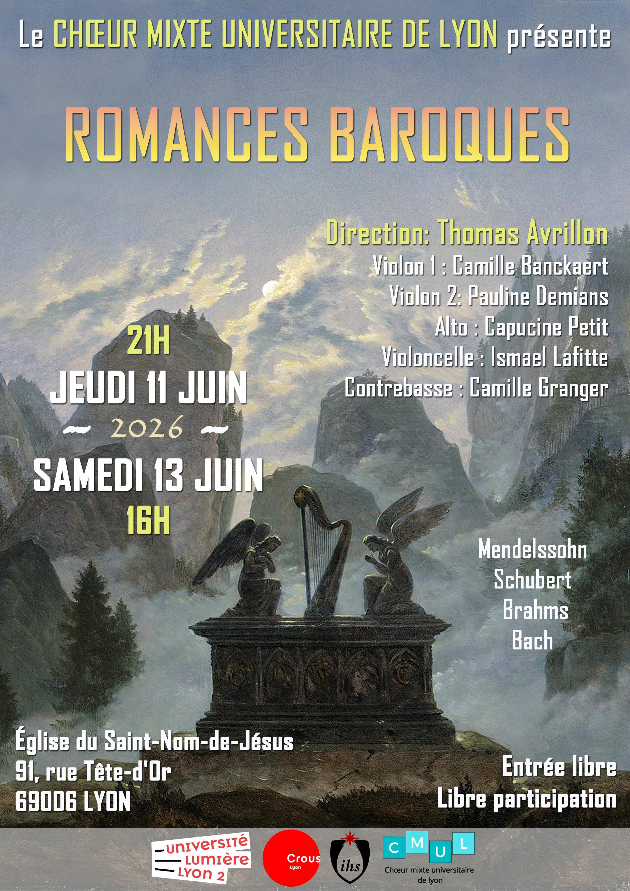 affiche du concert