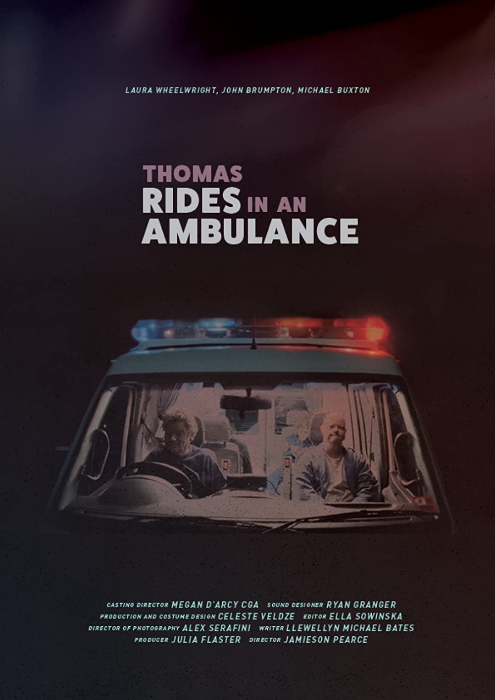 Affiche Thomas rides in an ambulance ©DR