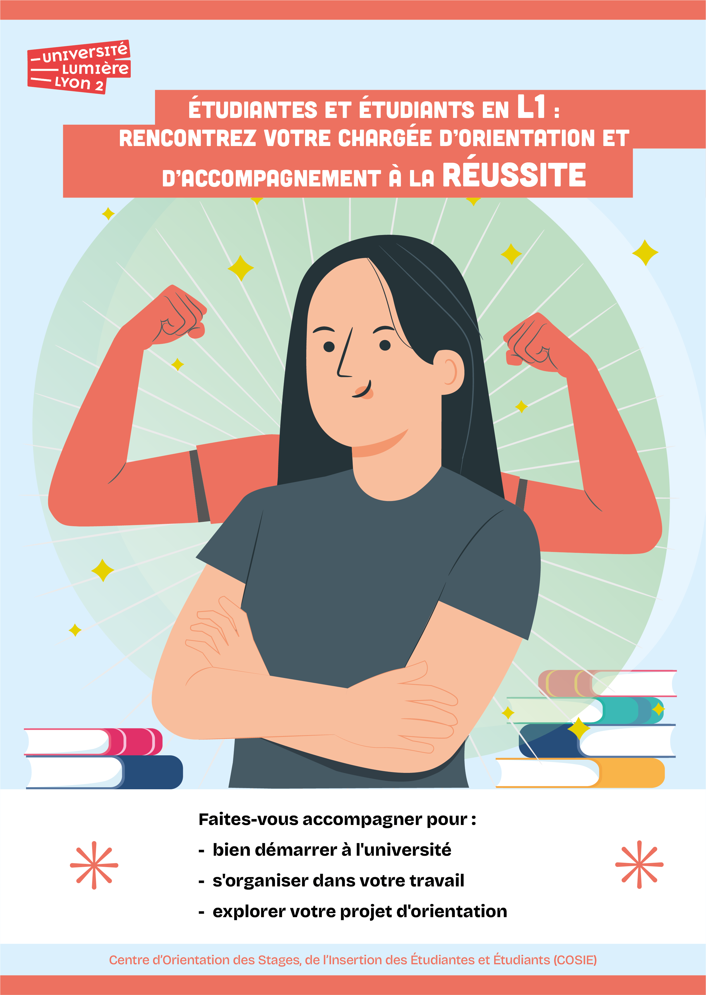 Affiche Chargée d'orientation et d'accompagnement à la réussite des L1