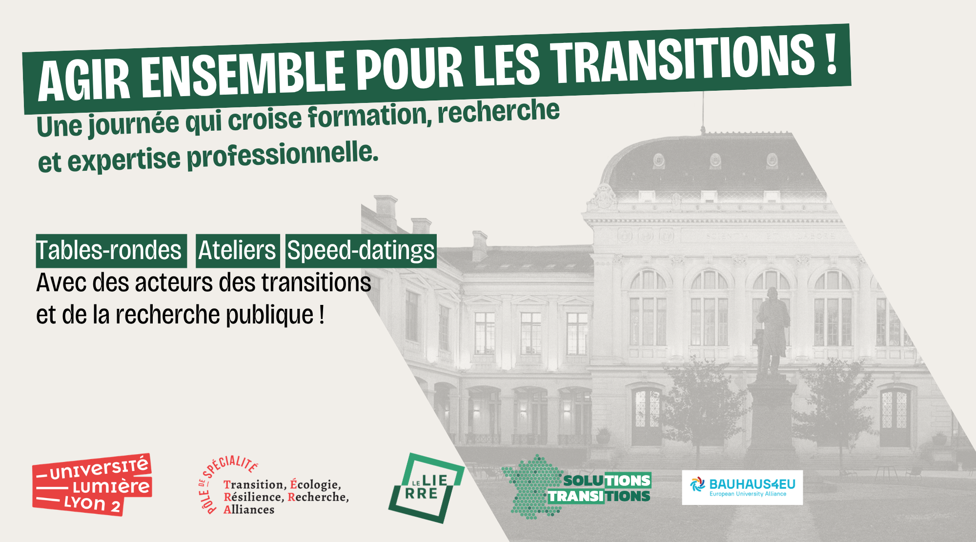 Agir ensemble pour les transitions