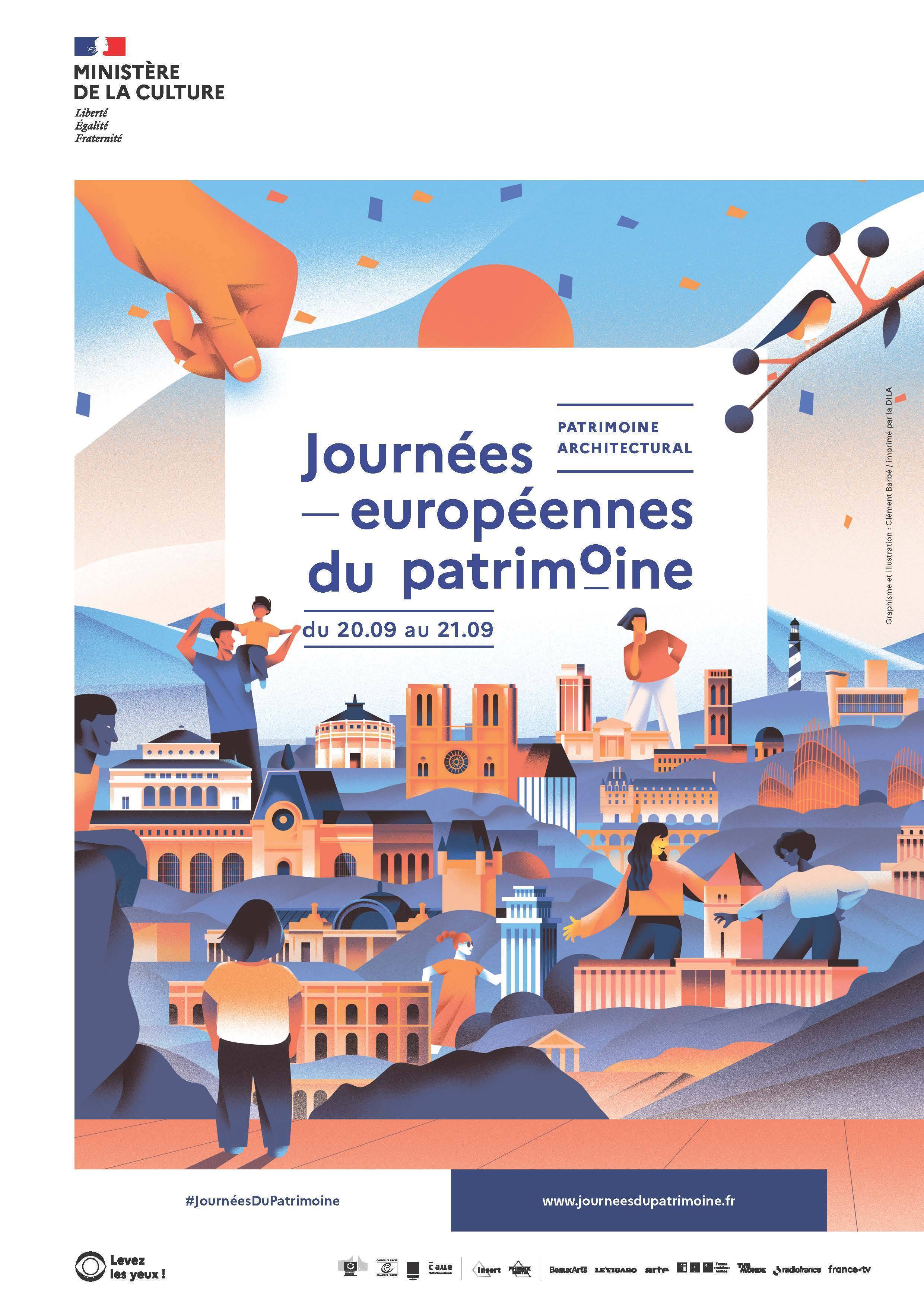 Affiche Journées Européennes du Patrimoine 2025