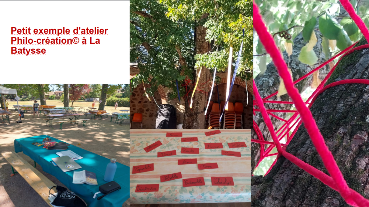 Atelier philocréation - Gaspard PEGUY / La Batysse