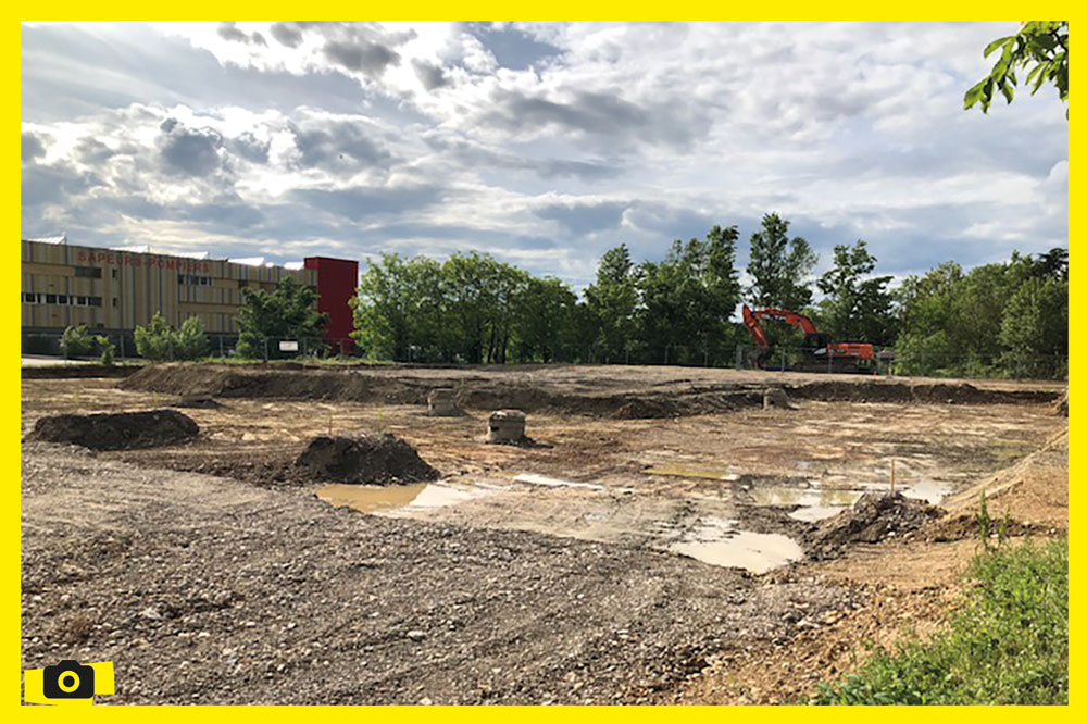 Porte des Alpes - chantier BUP (confinement)