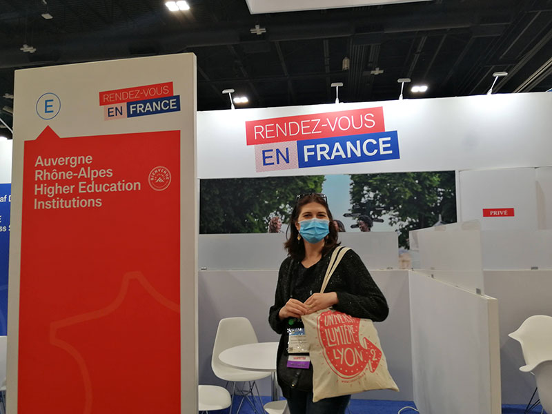 NAFSA 2022 - Stand des établissements de la Région AuRA