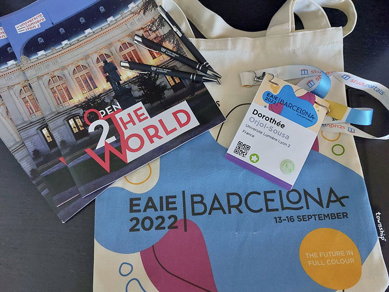 L'Université au Salon EAIE à Barcelone - Kit participant