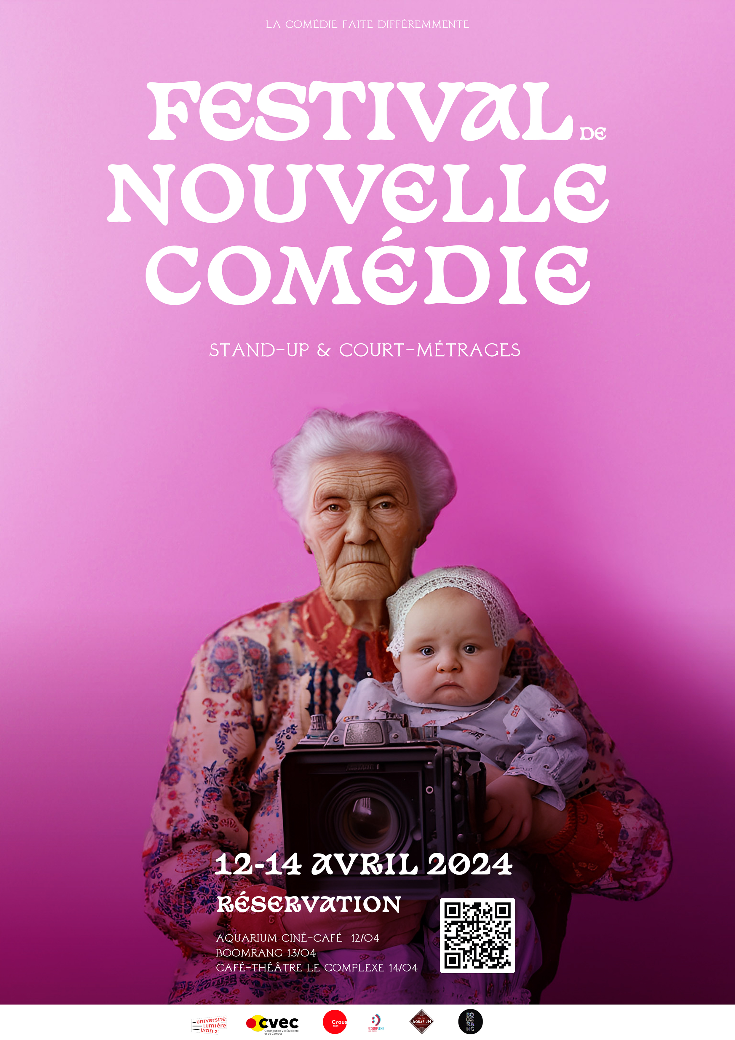 Affiche du Festivale Nouvelle Comédie 2024