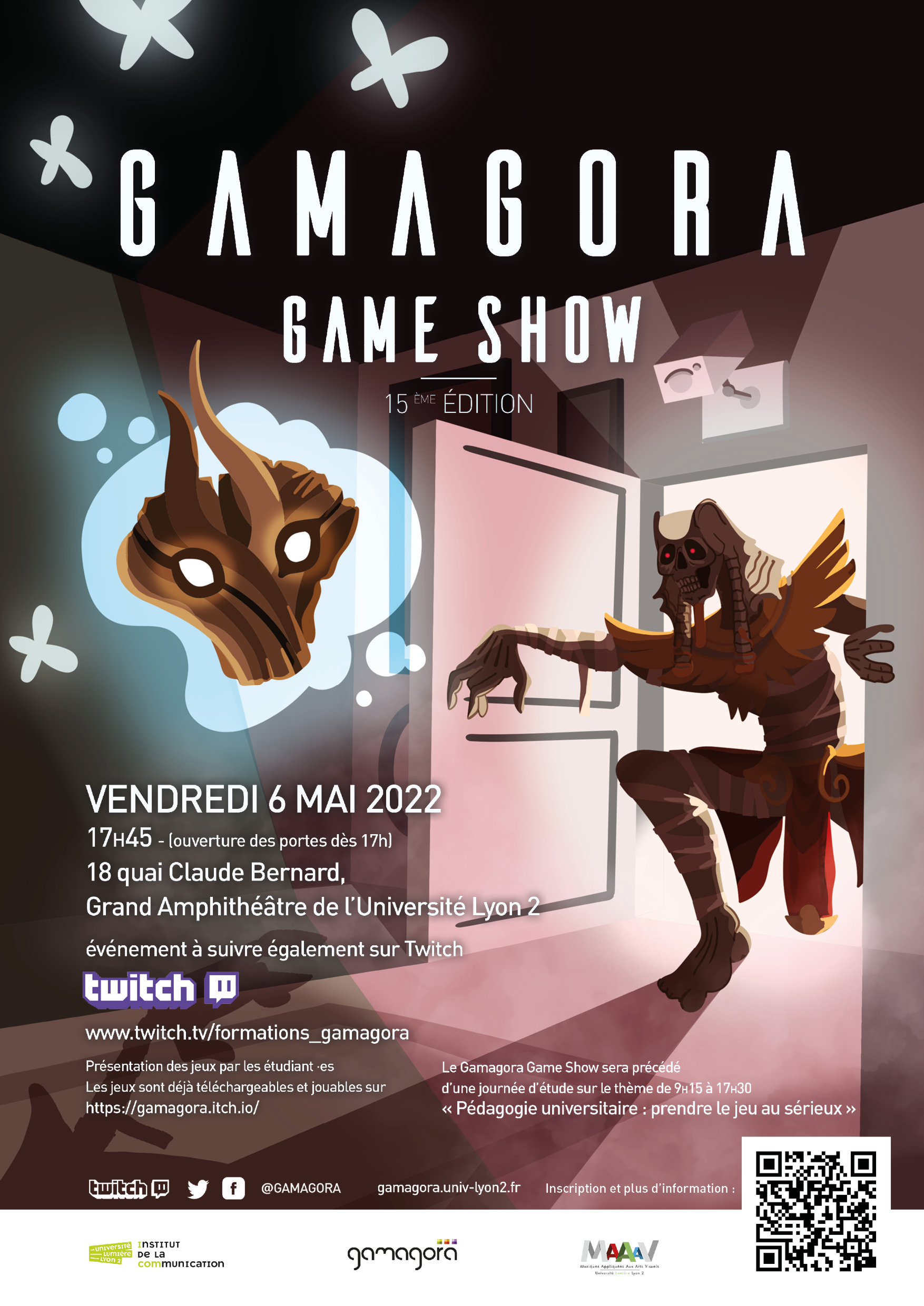 CP - La 15e édition du Gamagora Game Show, une première en présentiel depuis 2020