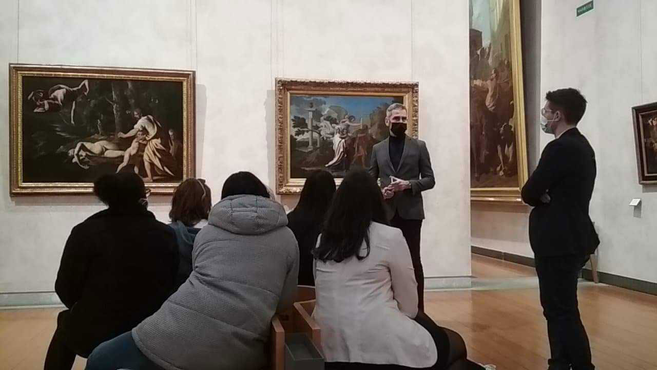 Les étudiant.es au Musée des Beaux-Arts de Lyon