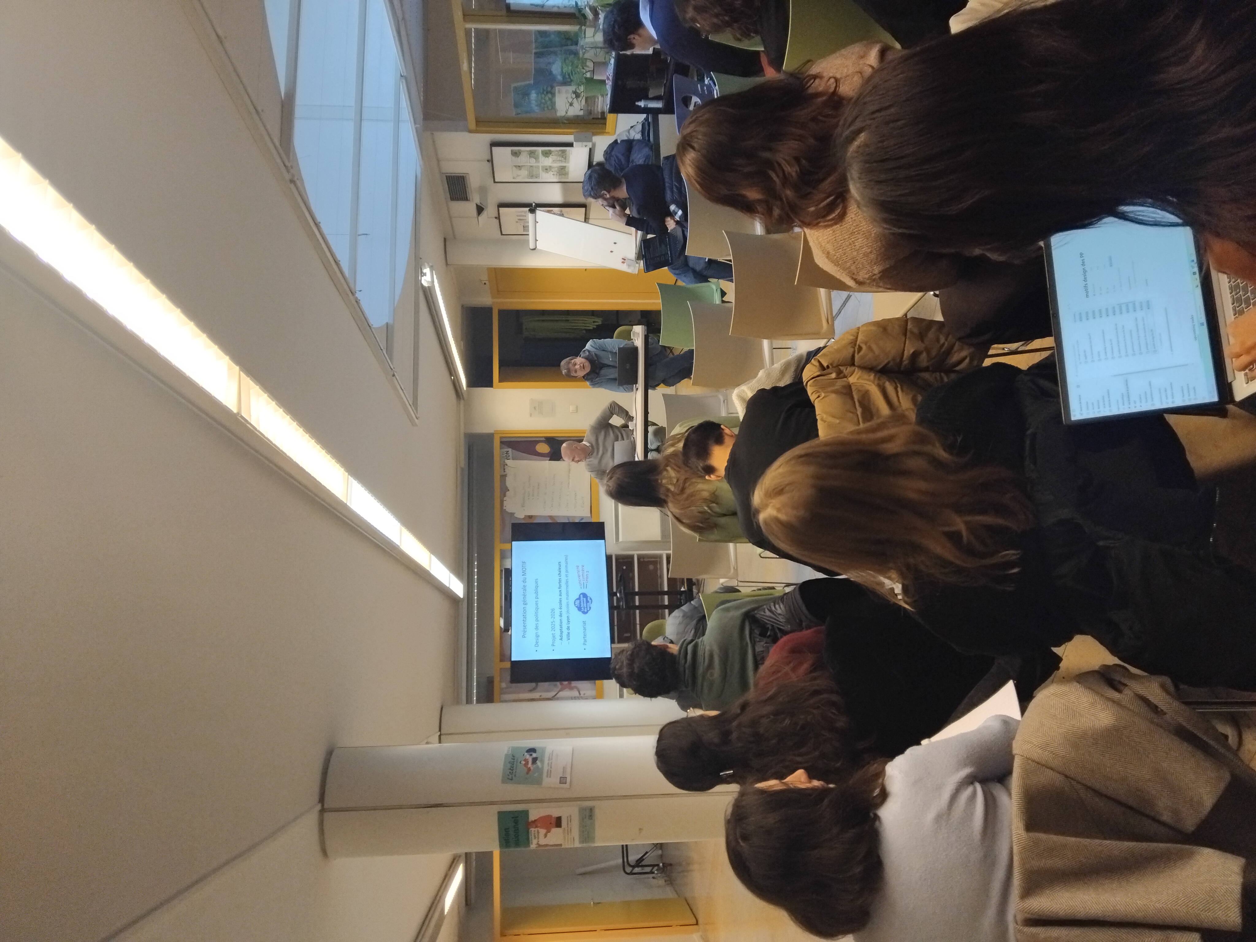 Simon Gadras et Philippe Maurin lors de la séance inaugurale du Motif