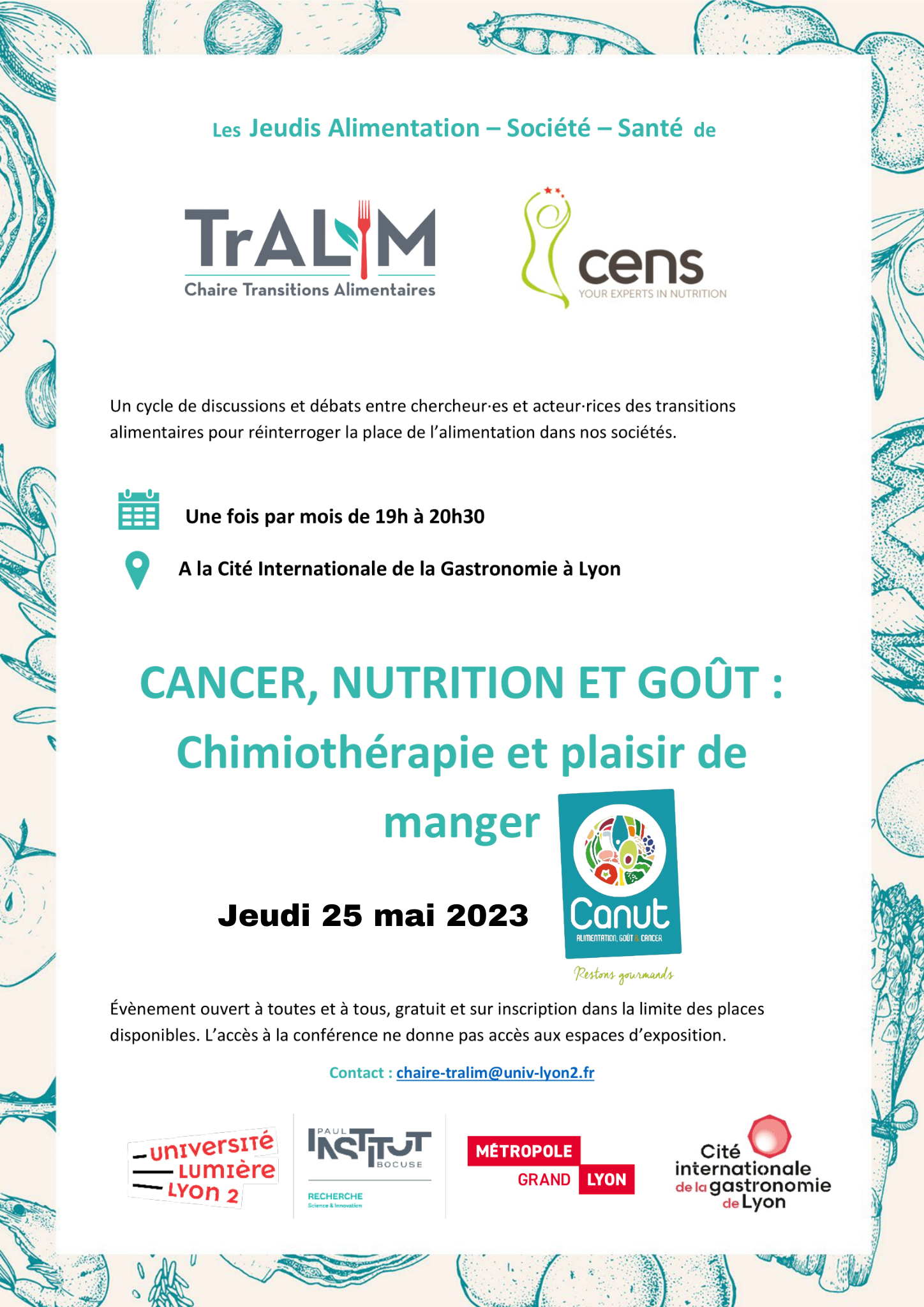 Jeudi alimentation 25 mai