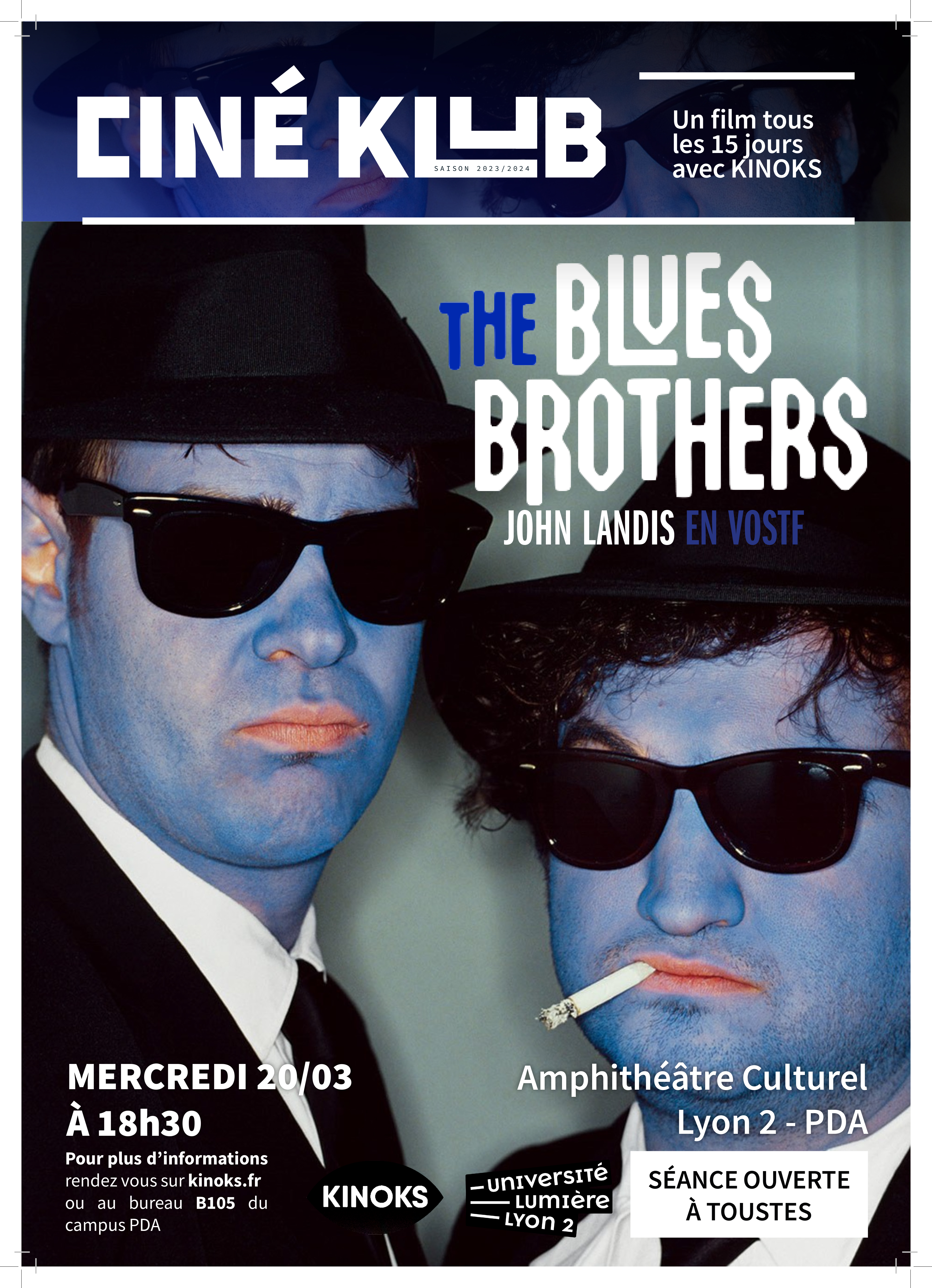 Affiche de la séance The Blues Brothers