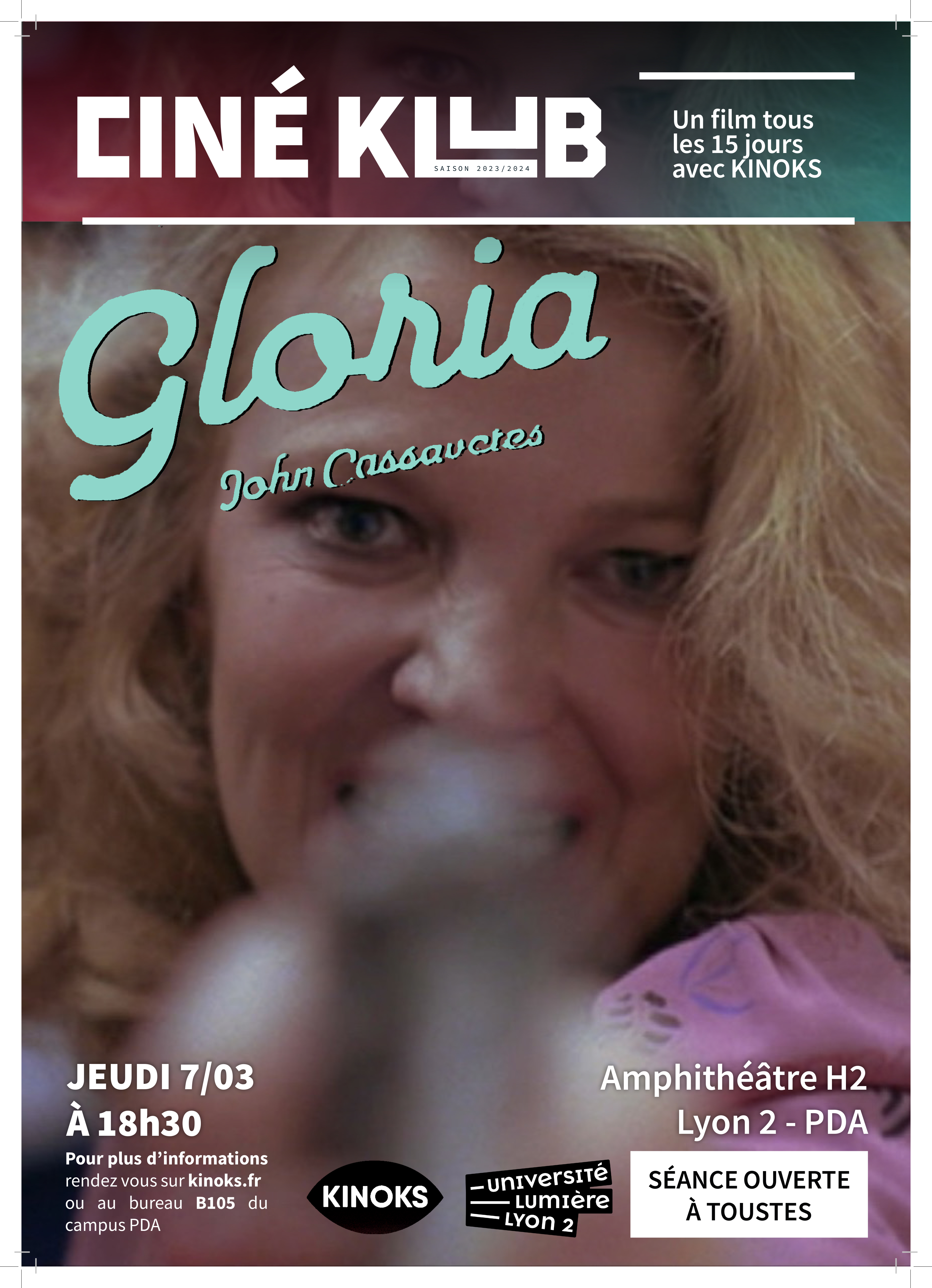 Affiche de la séance Gloria