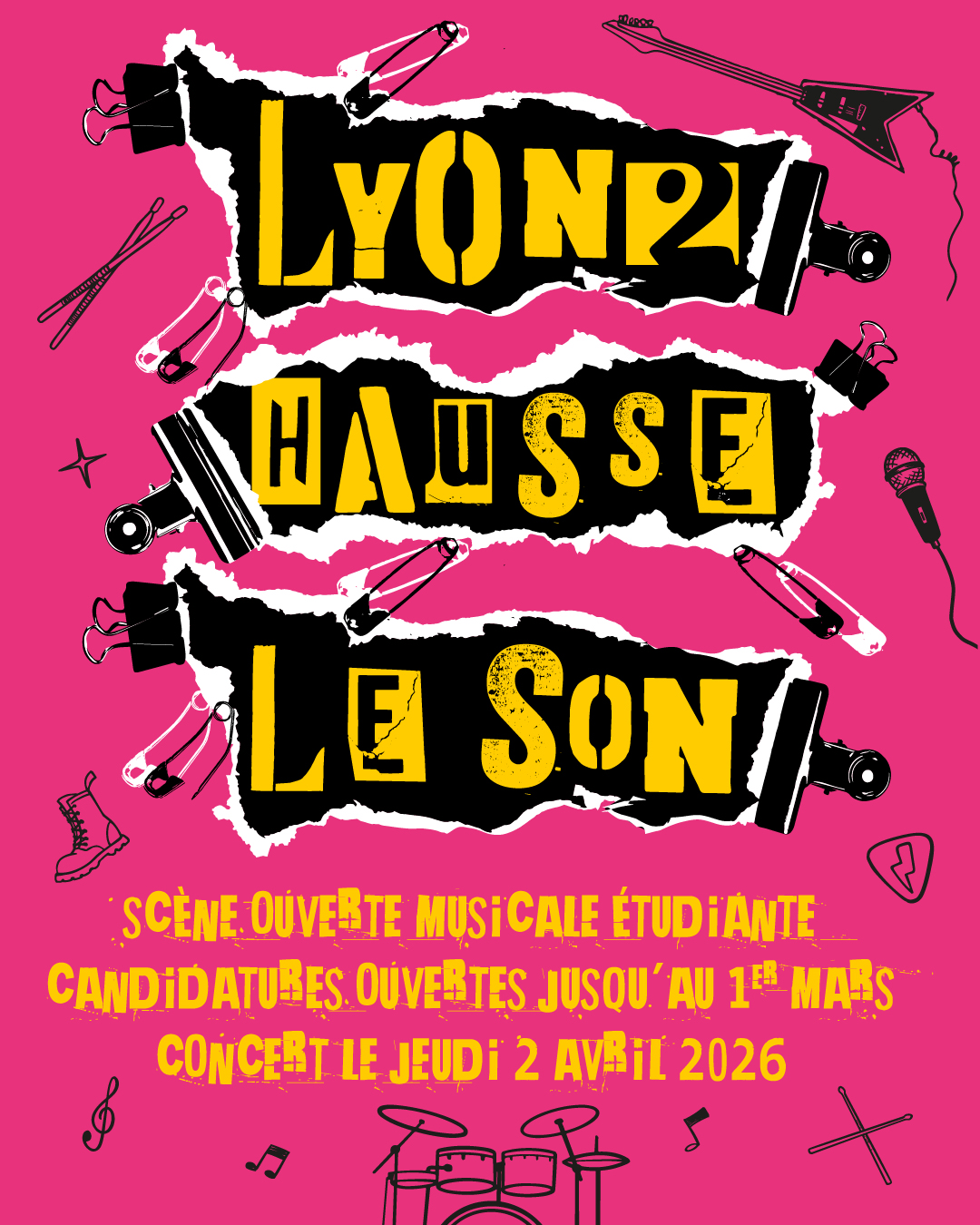 Lyon 2 hausse le son