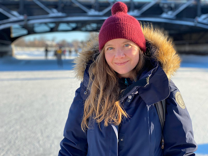 Anne à Ottawa, sur le canal