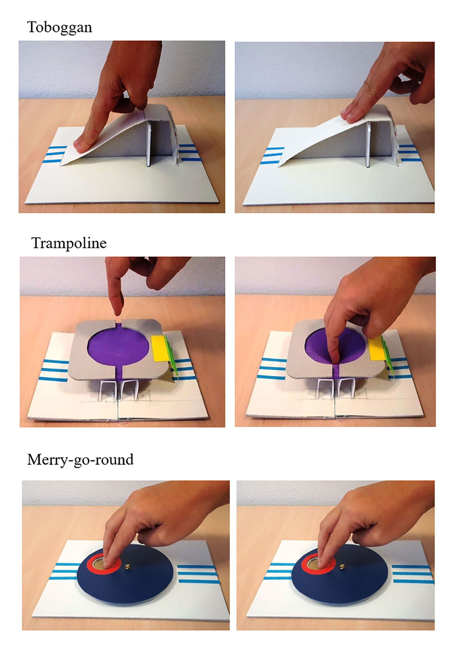 Prototypes livres tactiles