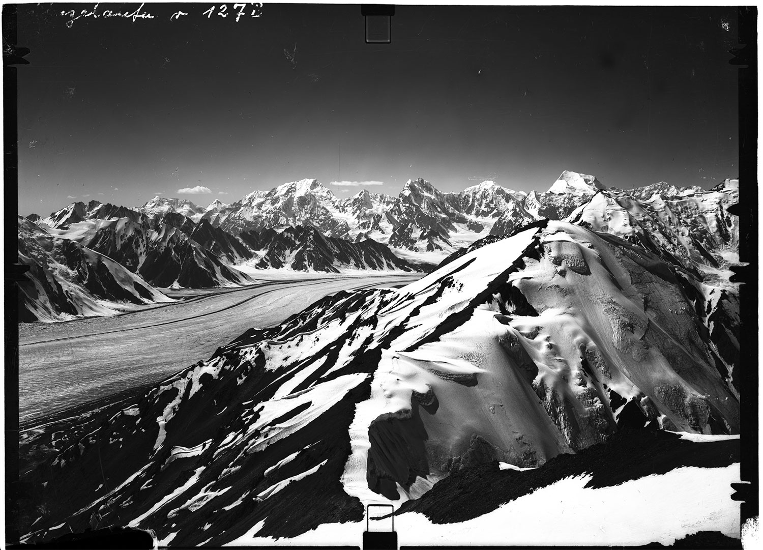 : Glacier Vanch-Yakh, en Tajikistan
