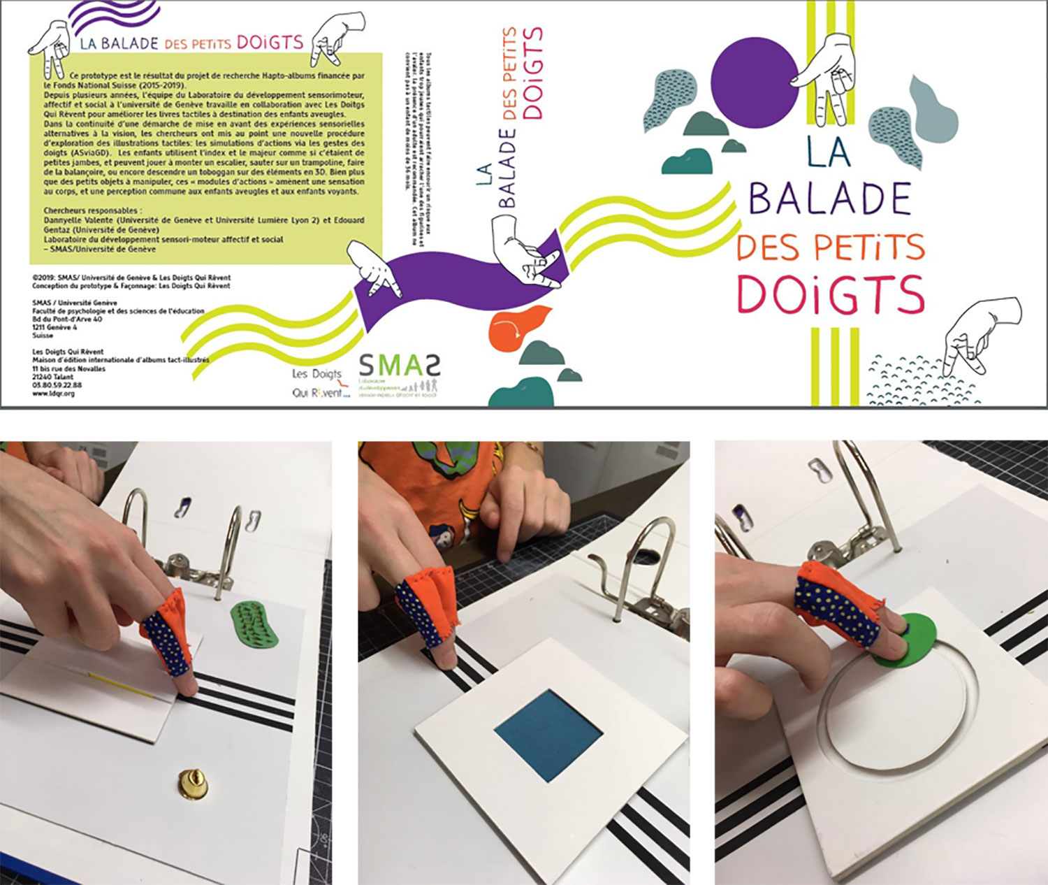 Prototypes "La balade des petits doigts"