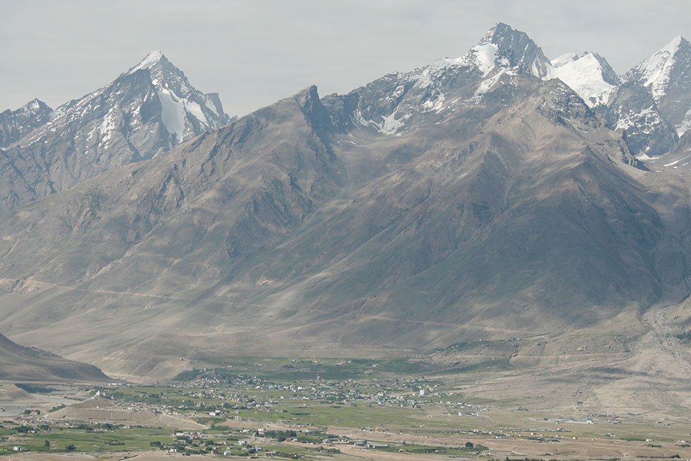 Vue sur Padum depuis Karcha Gompa, Juillet 2024