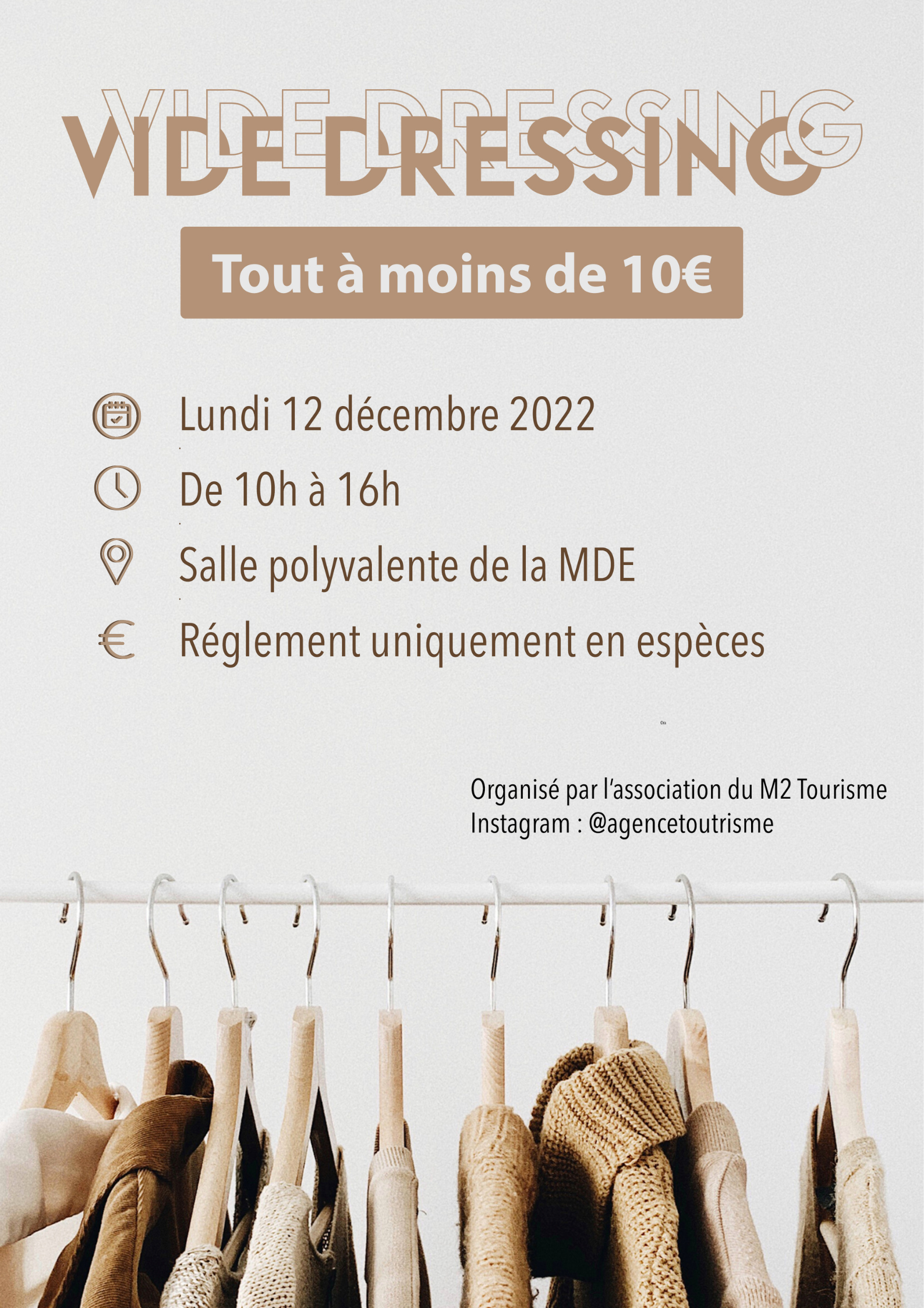 affiche du vide-dressing